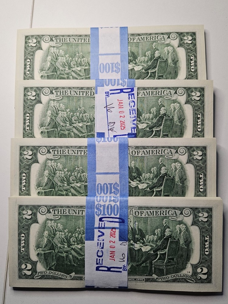 Uncirculated Two Dollar Bill $2 Note 2017 UNCIRCULATED!!!