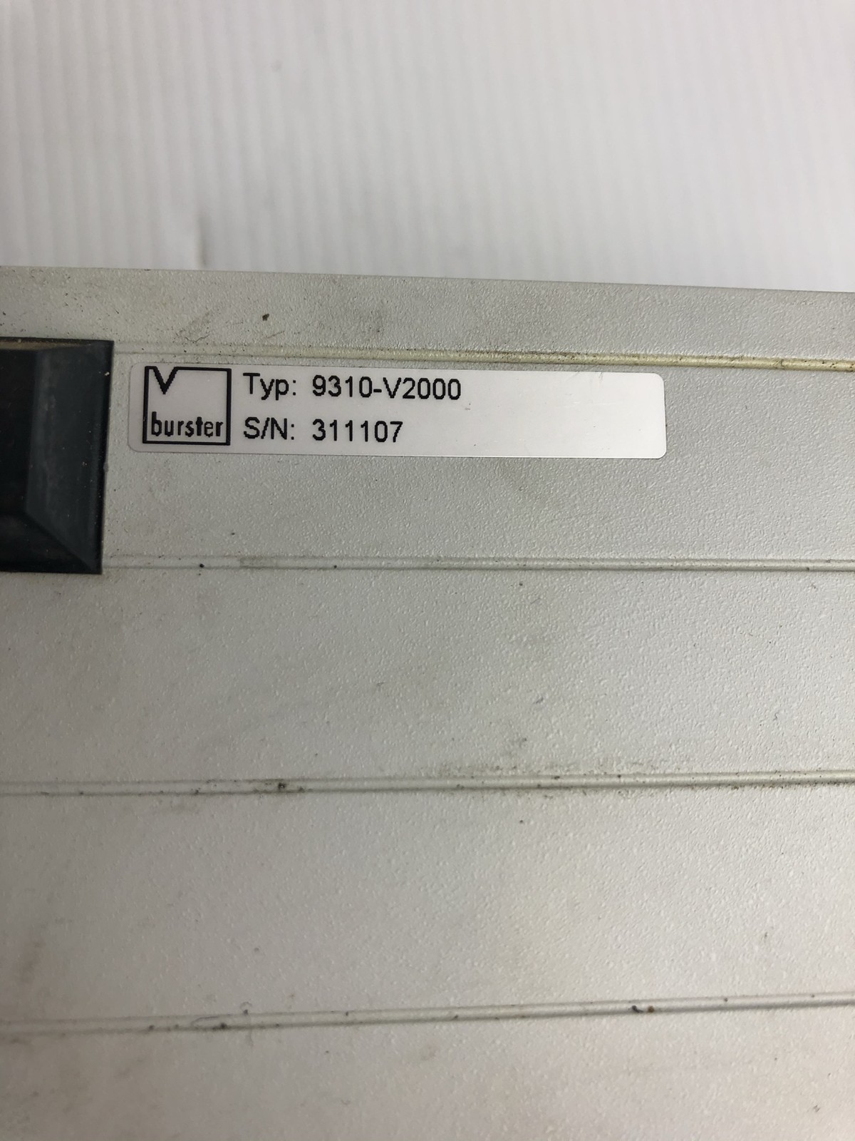 Burster 9310-V2000 Digiforce 9310 20-30VDC Module 311107