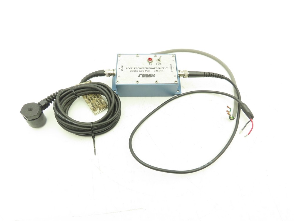 Omega Engineering ACC-PS3 Accelerometer Power Supply Module With Cord 359-1660