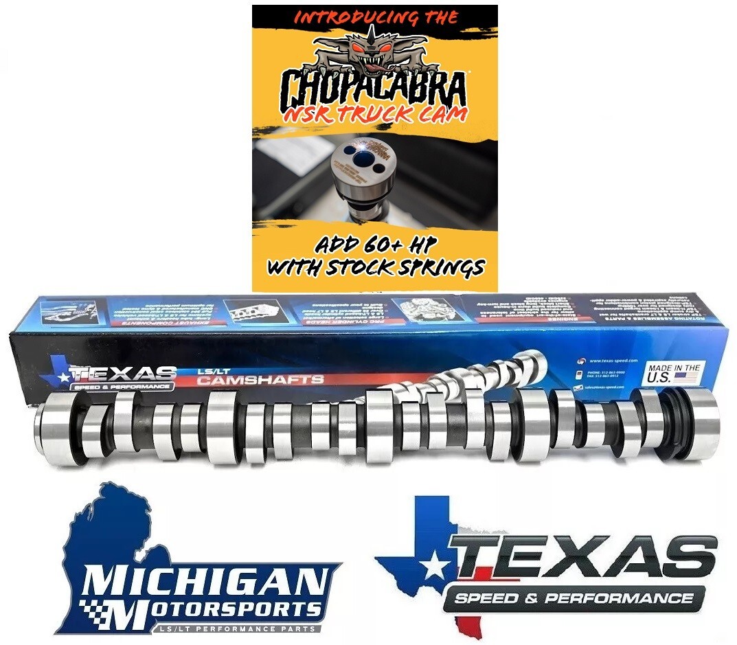 Texas Speed TSP Chopacabra NSR No Springs Required Camshaft 4.8 5.3 6.0 6.2 Cam