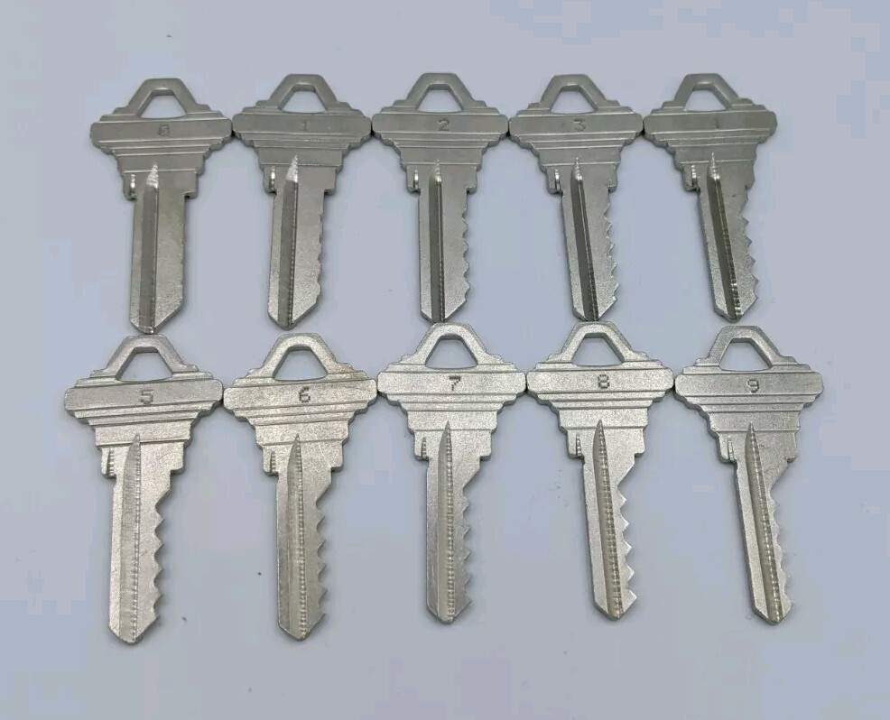 Schlage "SC1" Depth Keys number 0 -9