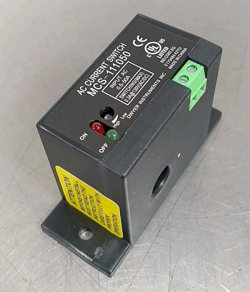 Dwyer MCS-111050 AC Current Switch Loc4B35