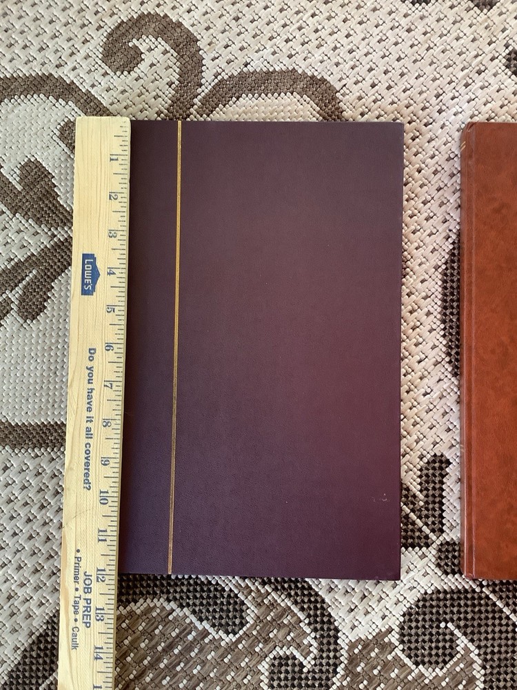 Stamp Album Binder Empty KONTROLL Vintage Lot Of Two NEW 8 Double Sided Per Book