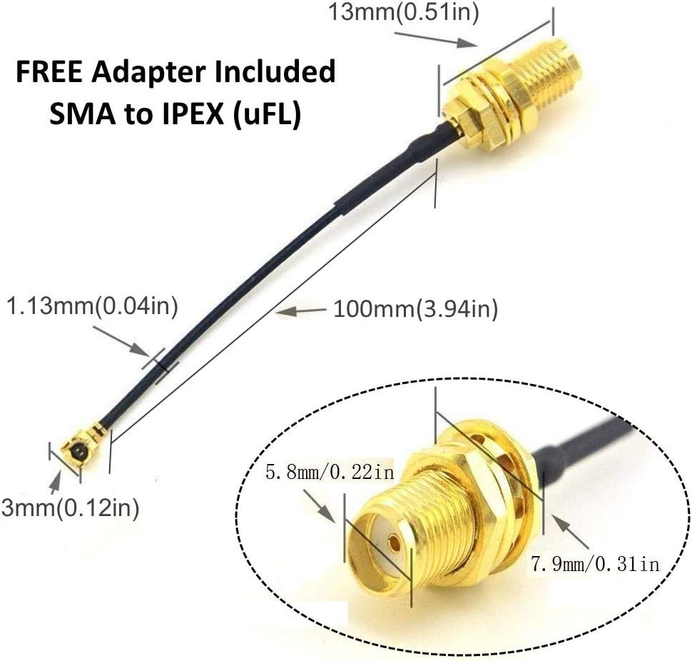 Waterproof Active GPS Antenna with Magnetic Base & 28dB Gain