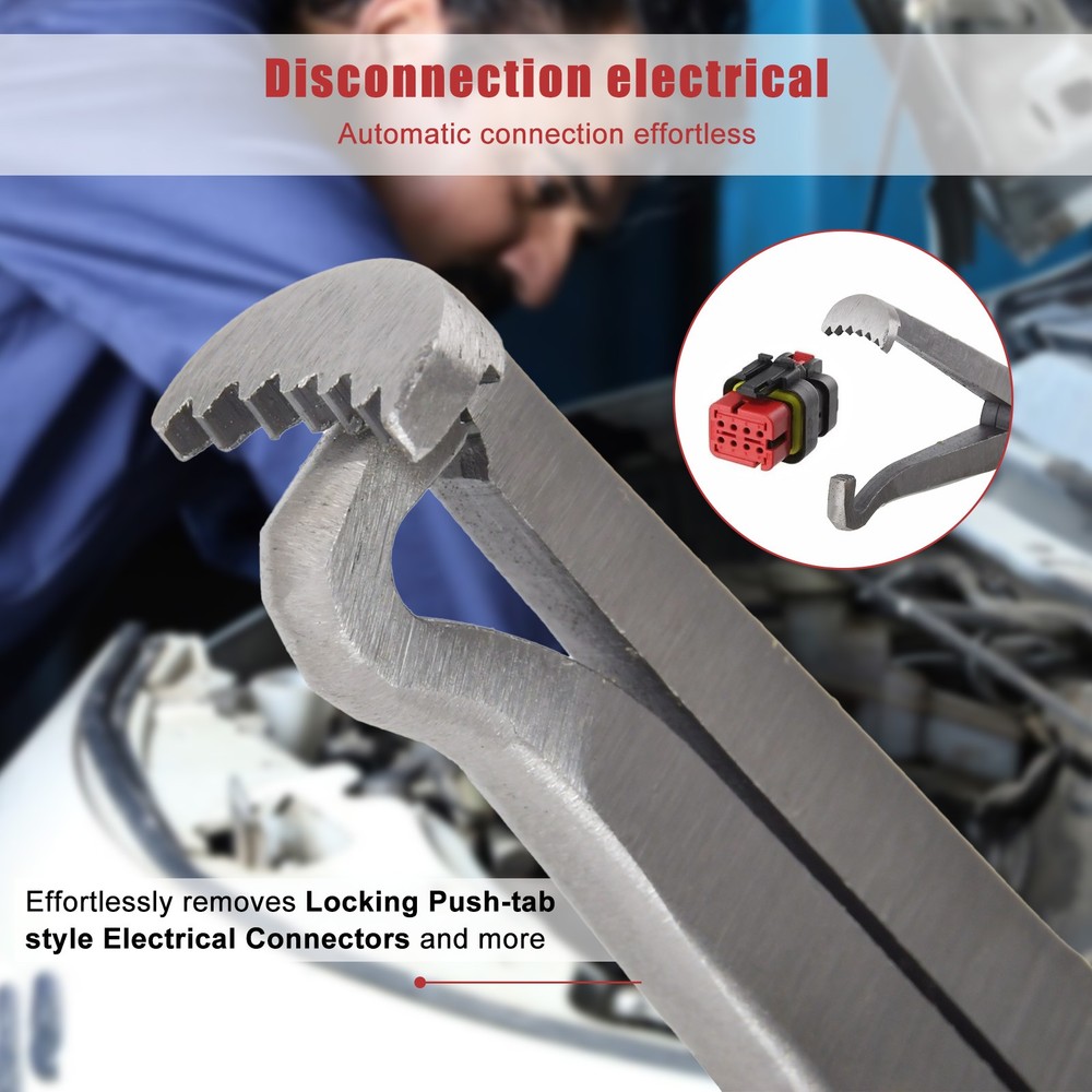2Pcs Electrical Disconnect Pliers & Electrical Connector Separator Terminal Plug