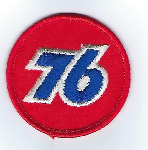 Union 76 Round Cloth Uniform Patch-One Week Only