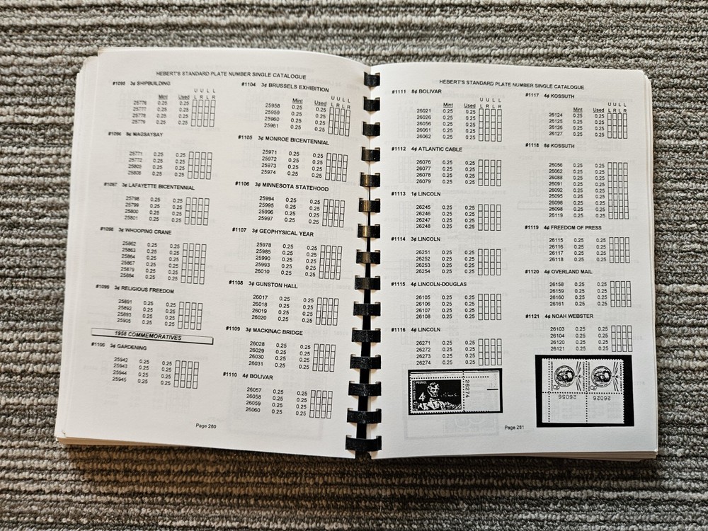 2003 Hebert's Standard Plate Number Single Catalogue