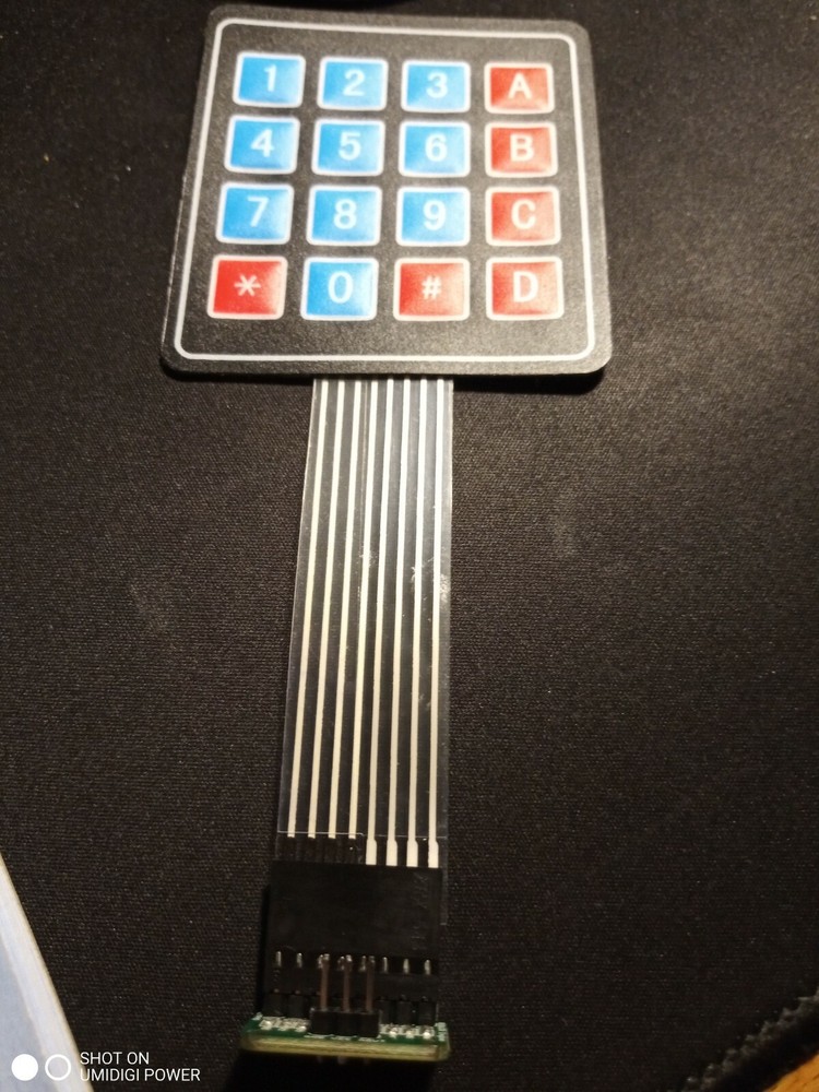 Analog OneKeyPad Interface for 4x4 Matrix Keyboard