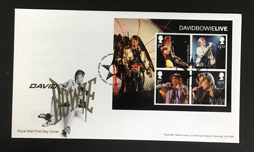 Royal Mail David Bowie FDC Unaddressed 2017
