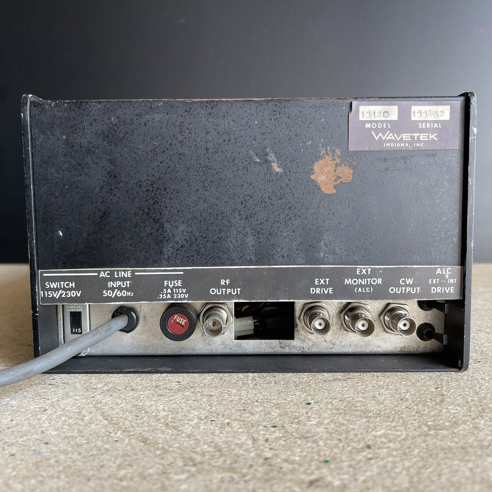 Wavetek Sweep Generator Model 1312D