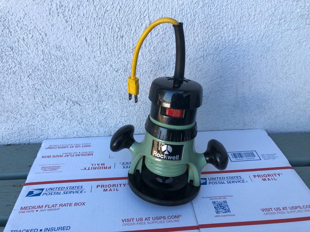 ROCKWELL 1/2 HP Router Model # 4601 TYPE 1 Green