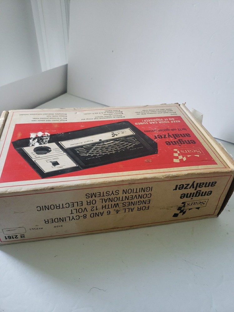 Sears Engine Analyzer Model 28-2161 w/ Leads & Manual