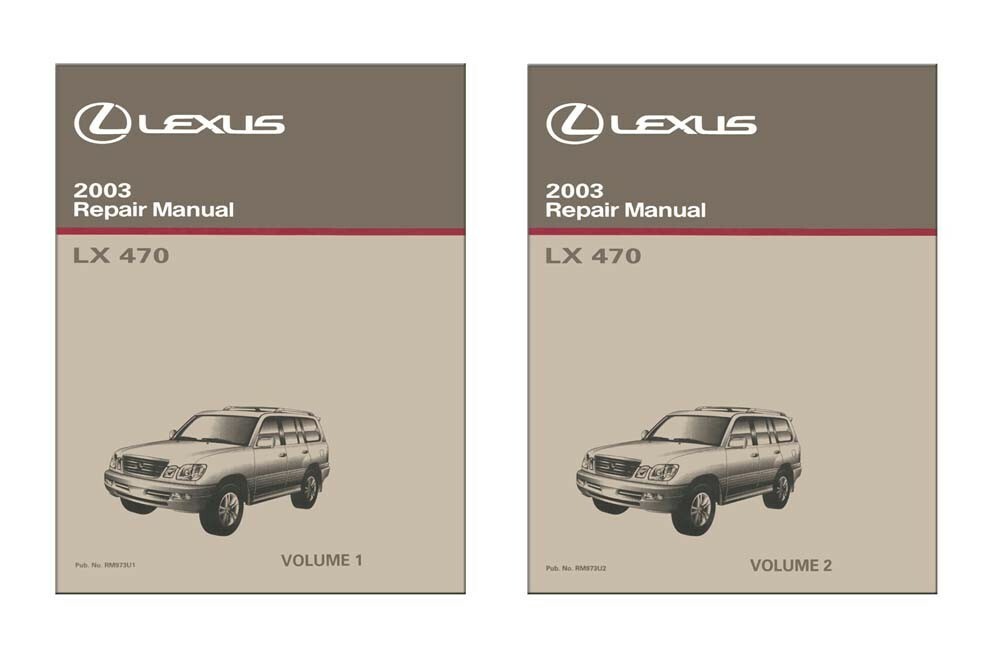 2003 Lexus LX 470 Factory Shop Service Manual