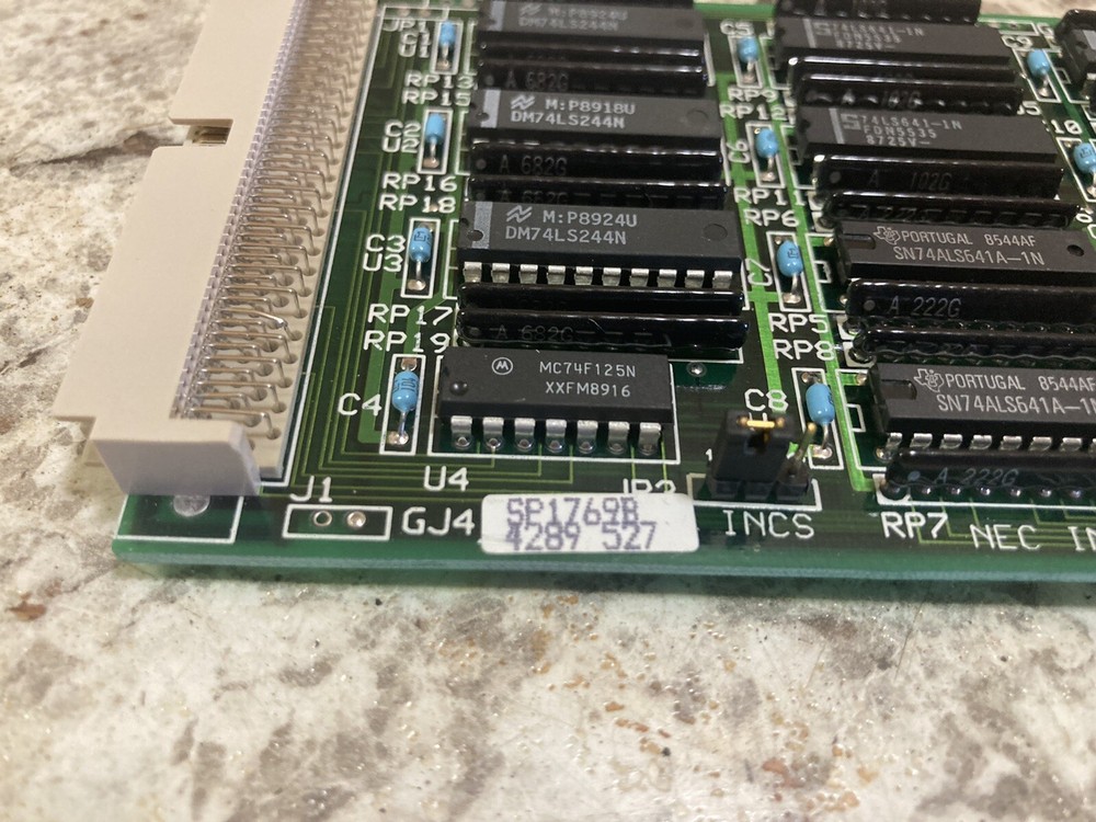 Vintage Computing NEC Interface Board SP1769B 4289 527 - New, No Packaging