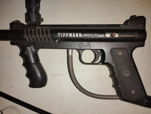 Tippmann Model 98 paintball marker. Original version NOS