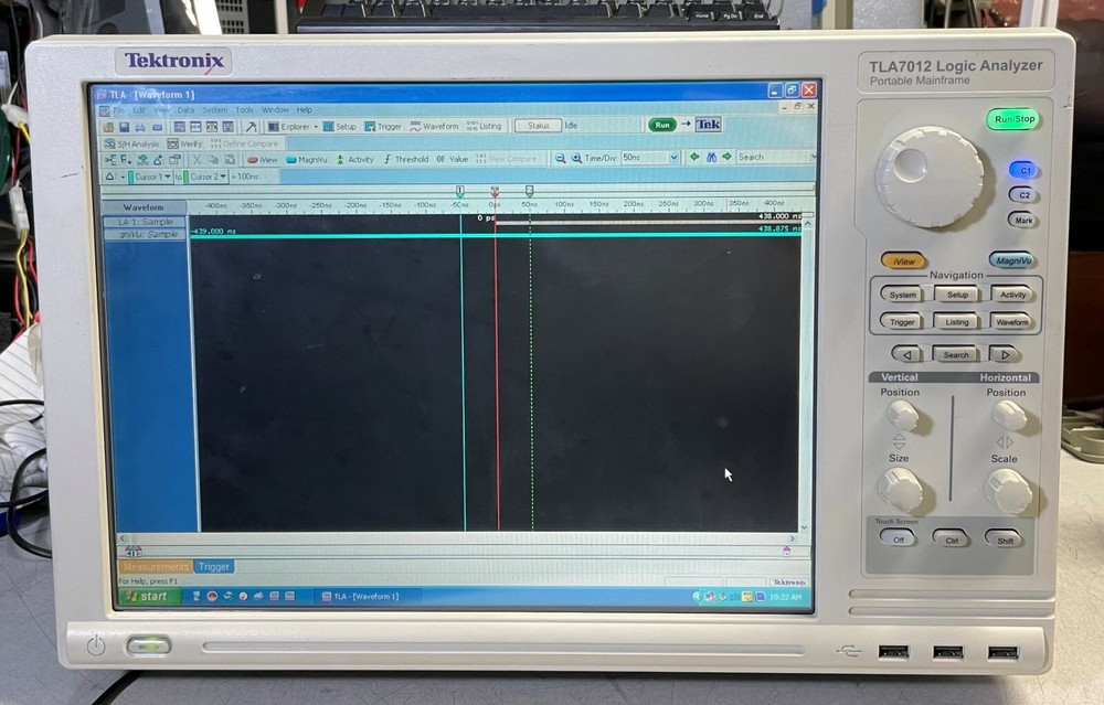 Tektronix TLA7012 Portable Logic Analyzer Mainframe with TLA7AC4 module