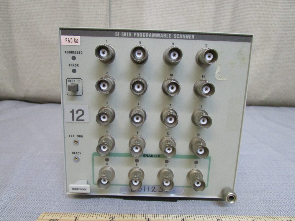 Tektronix Oscilloscope Plugin Module SI-5010 Programmable Scanner s/n B011237