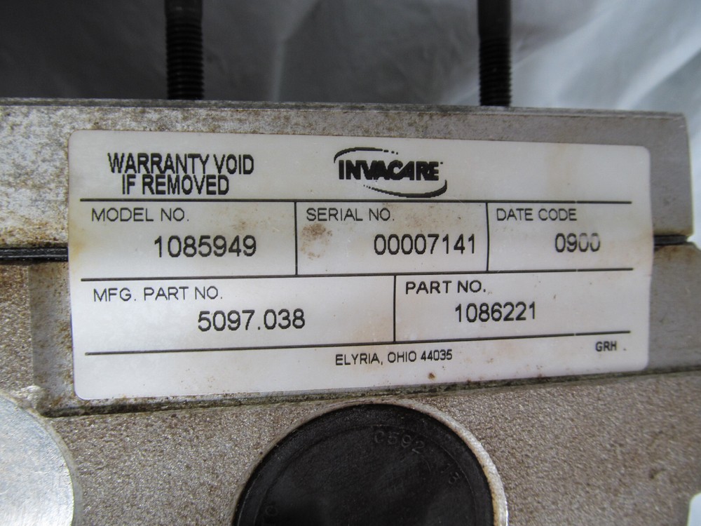Left Motor & Transaxle From Invacare R2 Wheelchair