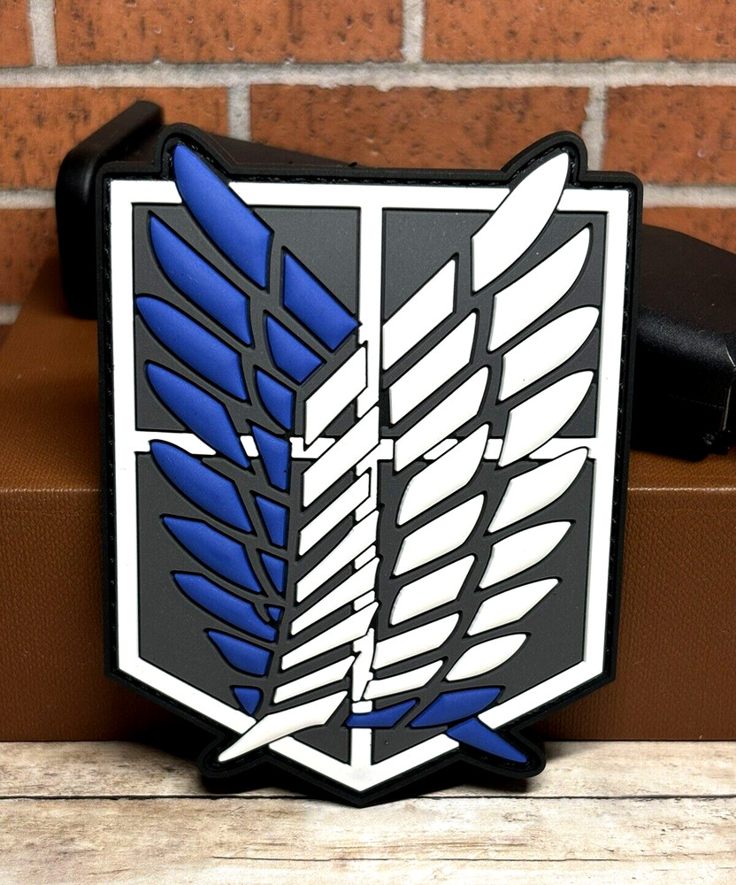 PVC Tactical Morale Patch - Attack on Titan Patch - Anime Wings Patch