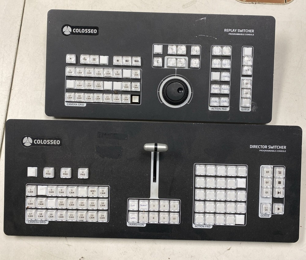Colosseo Director Switcher Programmable Console w/replay switcher