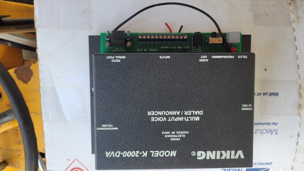 Viking Electronics K2000DVA Multi-Input Voice Dialer Announcer