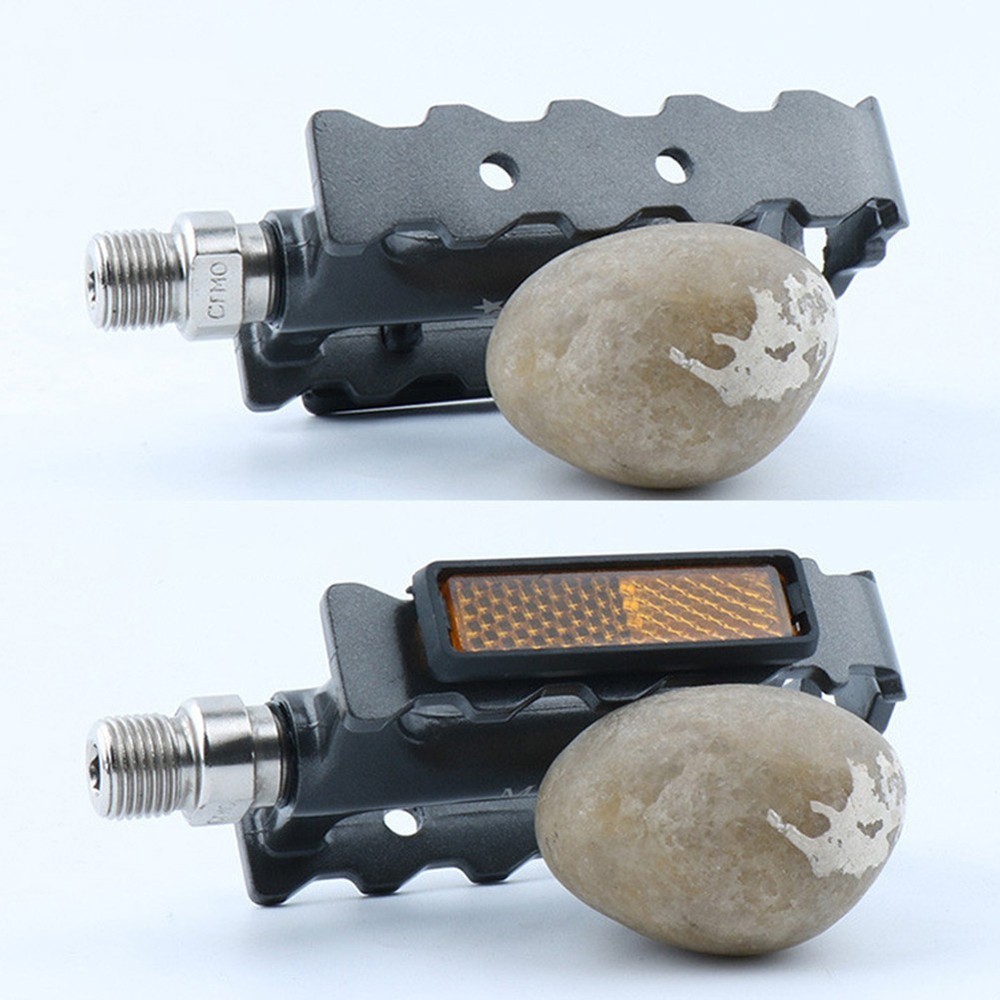 Sporting Goods Pedal Reflectors Plastic Material Rainproof Reflective Block