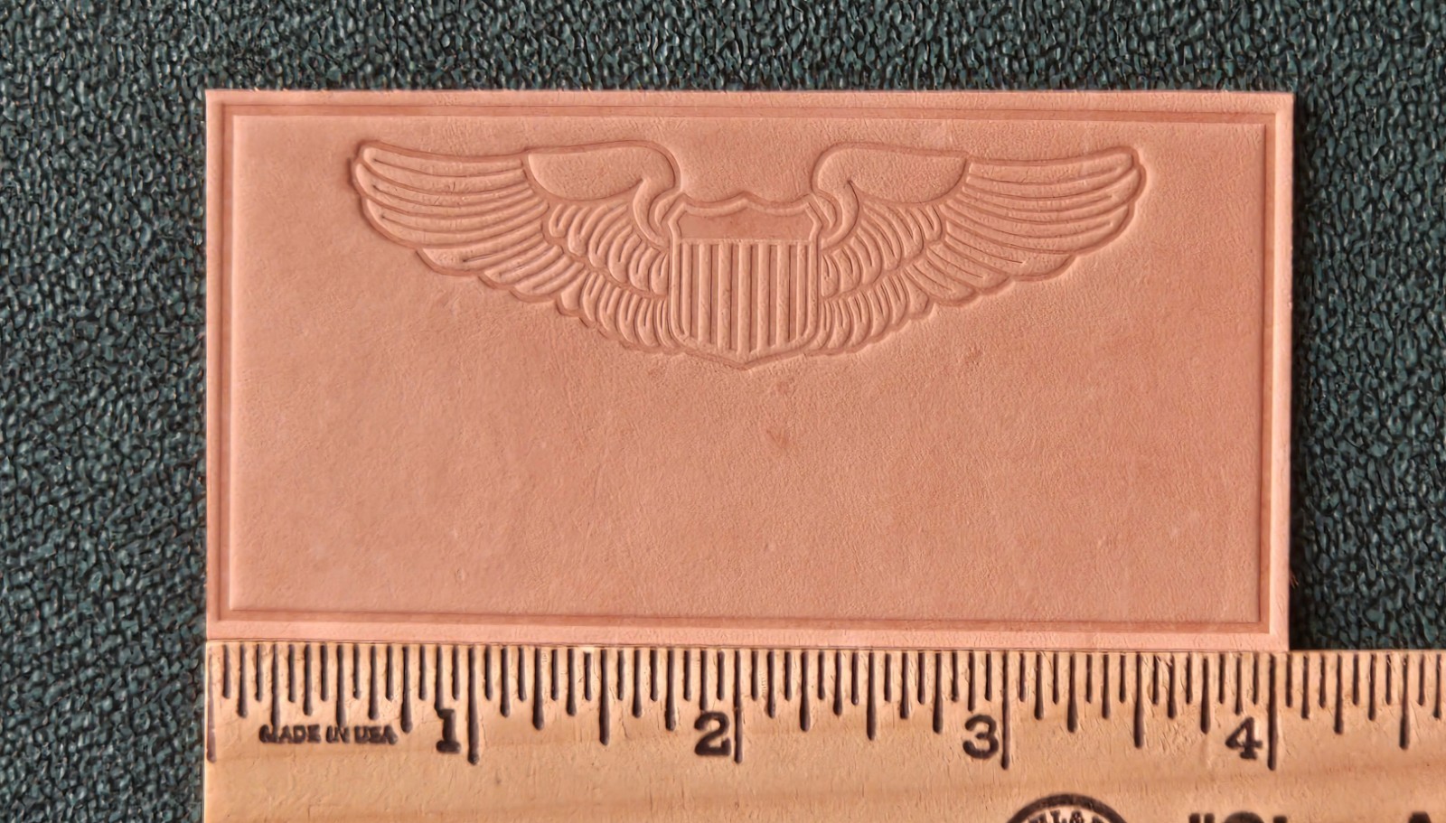 Leather Name Tag Squadron Patch Reproduction AAC WWII A-2 Air Corps