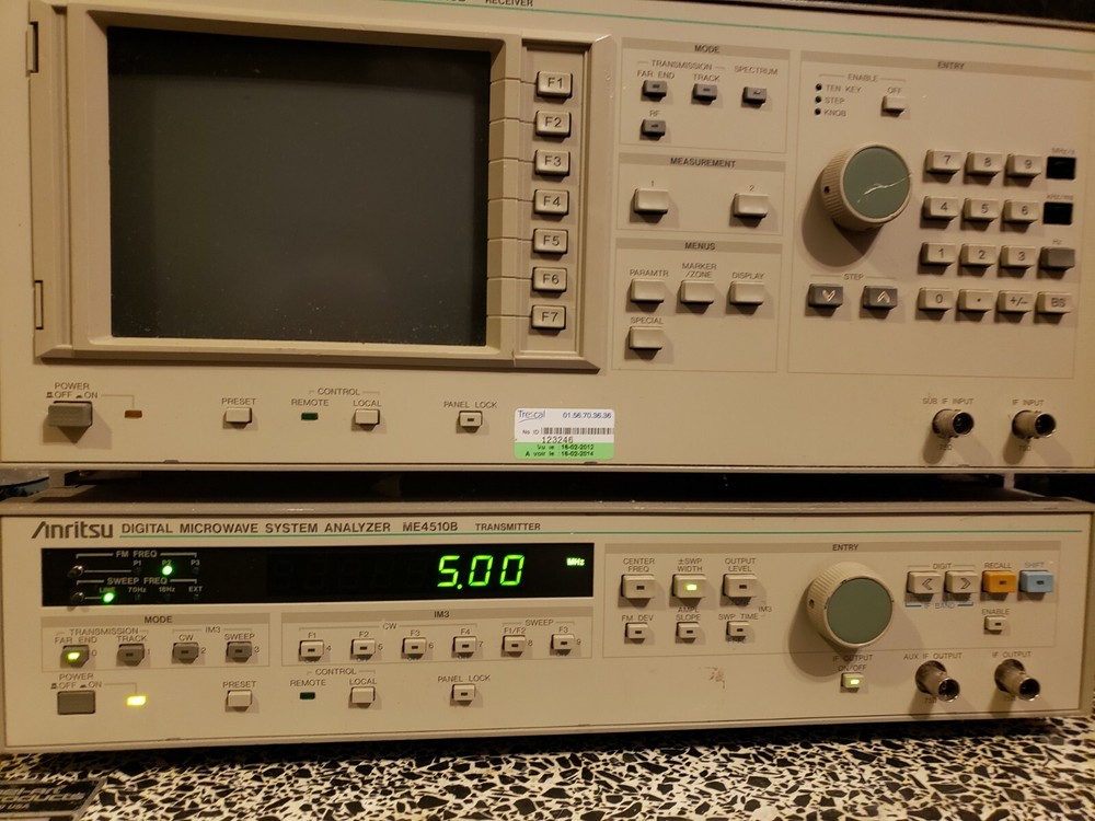 Anritsu ME4510B Digital Microwave System Analyzer Receiver & Transmitter Working