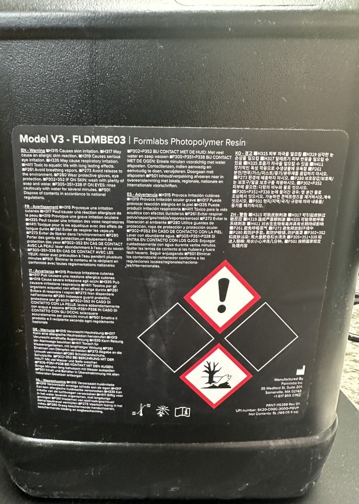 Model Resin V3 (Form 3) 5 L