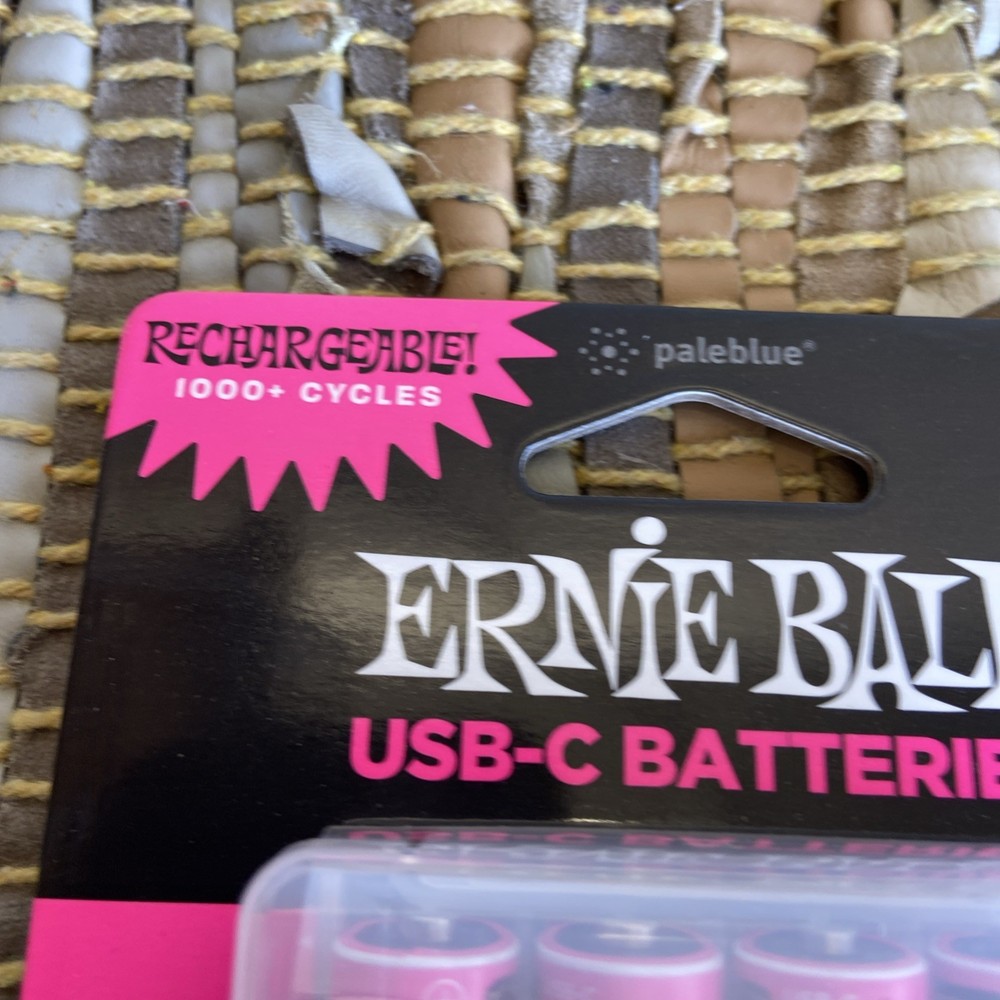 Ernie Ball USB-C Rechargeable Battery AA (4-Pack)