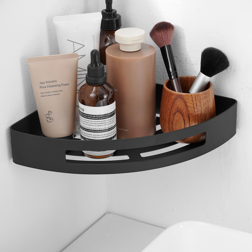 Corner Shower Shelf, Rustproof Stainless Steel Shower Caddy, Wall Mount Bathr...