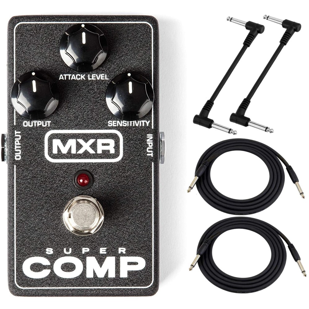 MXR M132 Super Comp Compressor Effects Pedal with Cables