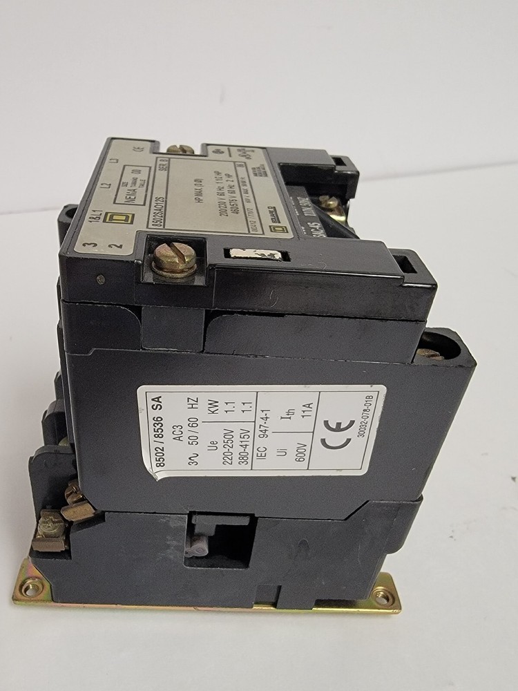 SQUARE D CONTACTOR 8502. SA012.