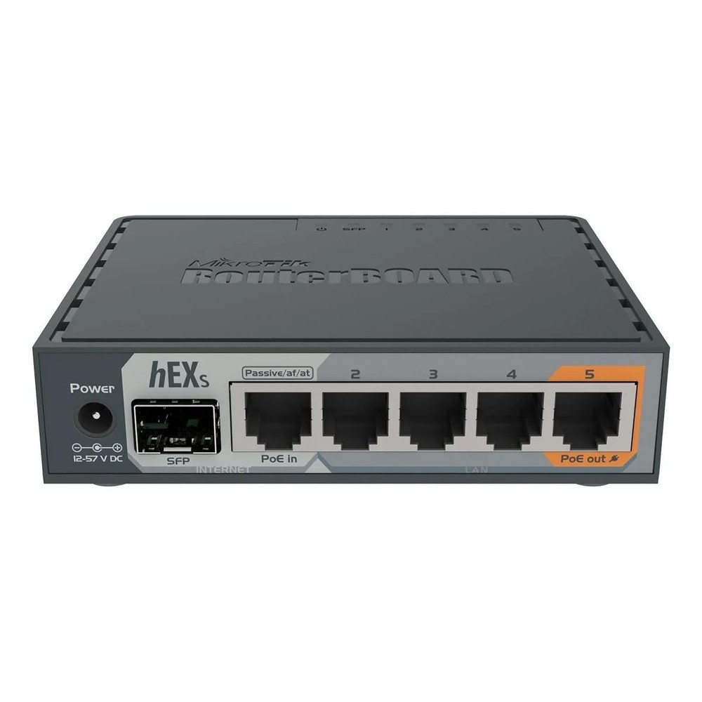 hEX S Ethernet LAN Black Wired Router