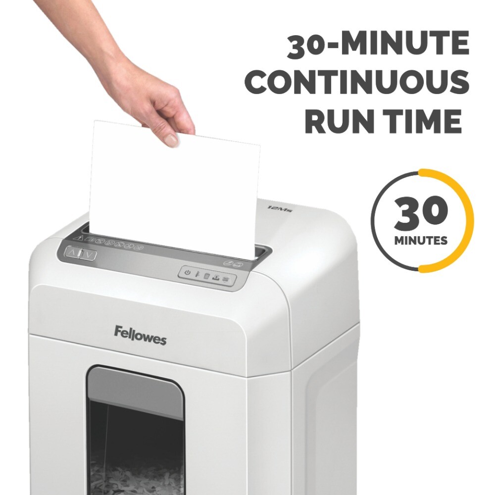 12MS Microshred 12-Sheet Micro-Cut Paper Shredder