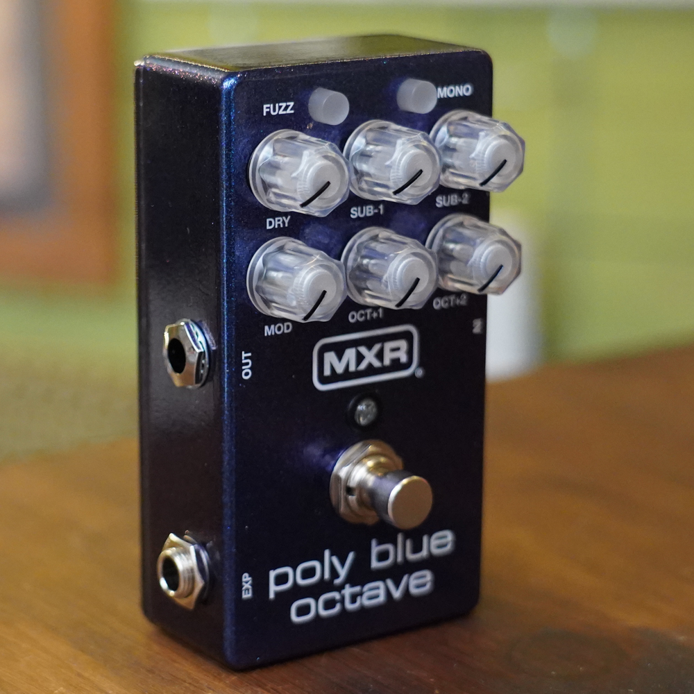 MXR Poly Blue Octave M306 Guitar Effects Pedal Fuzz Modulation Octaver