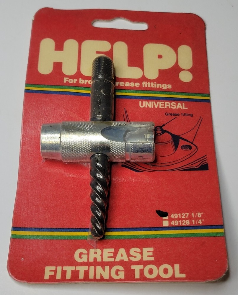 Grease Fitting Multi-Tool 1/8" NPT Install Remove Extract & Rethread Retap ⅛"-27