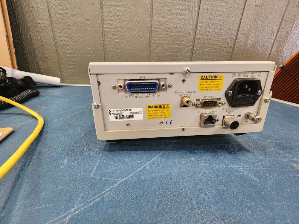 Anritsu MT9810A Optical Test Set Mainframe