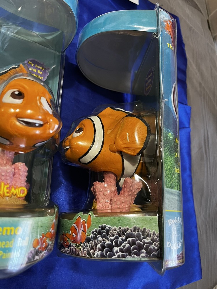 2-Disney Pixar Finding Nemo, Nemo Bubblehead's Bobble Dobbles, New