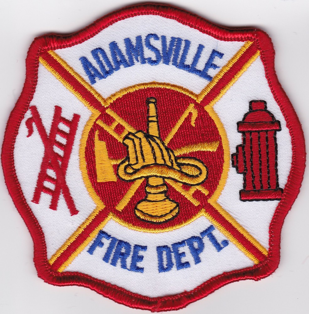 Adamsville Fire Dept. Firefighter Patch