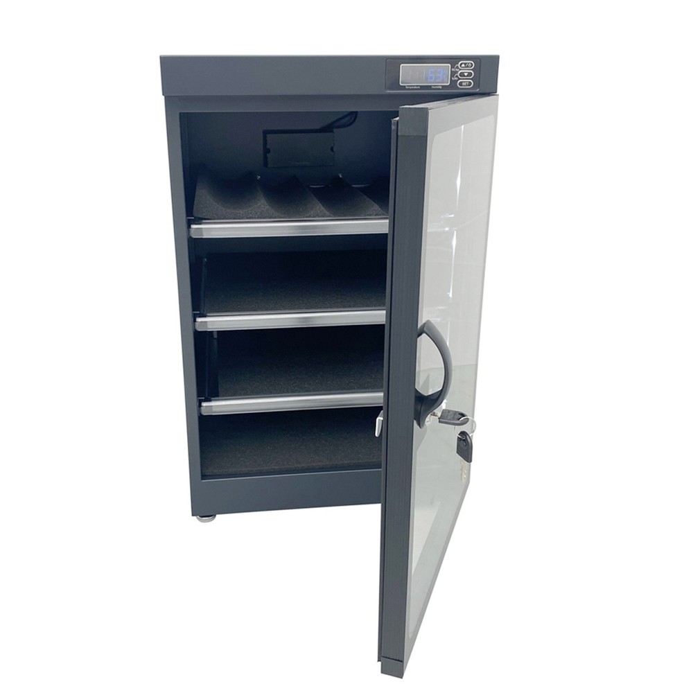 80L Automatic Digital Camera Dehumidify Storage 4 Layer Dehumidify Dry Cabinet