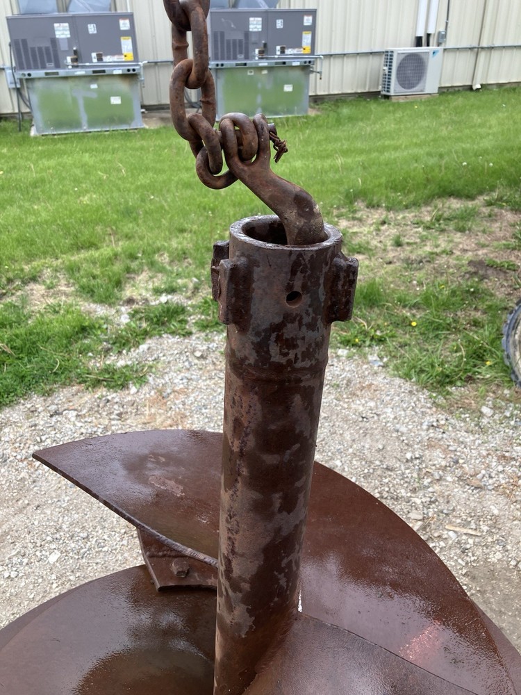 48" Diameter Auger Bit With Round Coupling For 2-9/16” Diameter Auger Drive