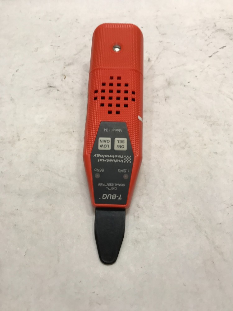INDUSTRIAL TECHNOLOGY T-BUG DIGITAL SIGNAL IDENTIFIER MODEL 134 UNTESTED!!! - DW