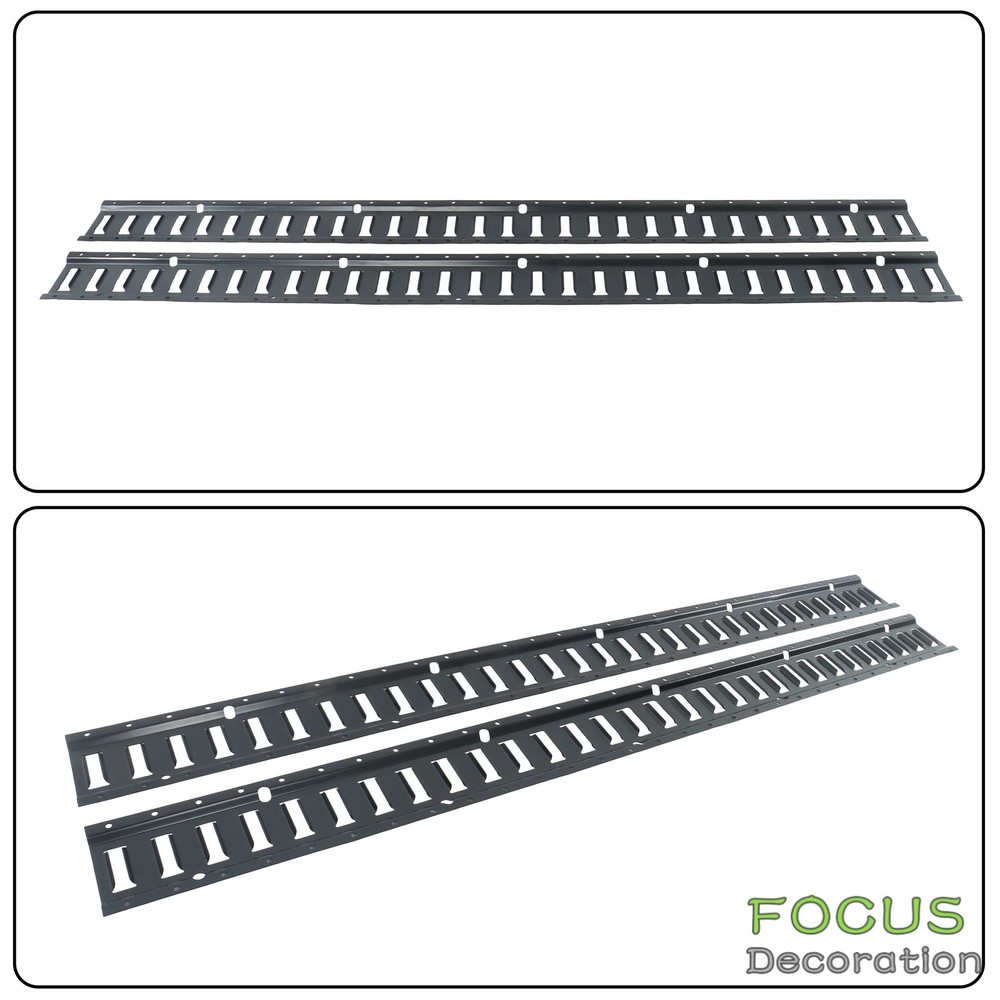 2 Pack Multi Purpose Durable 5' E-Track Tie Down Rail Secure Cargo For ATV Truck