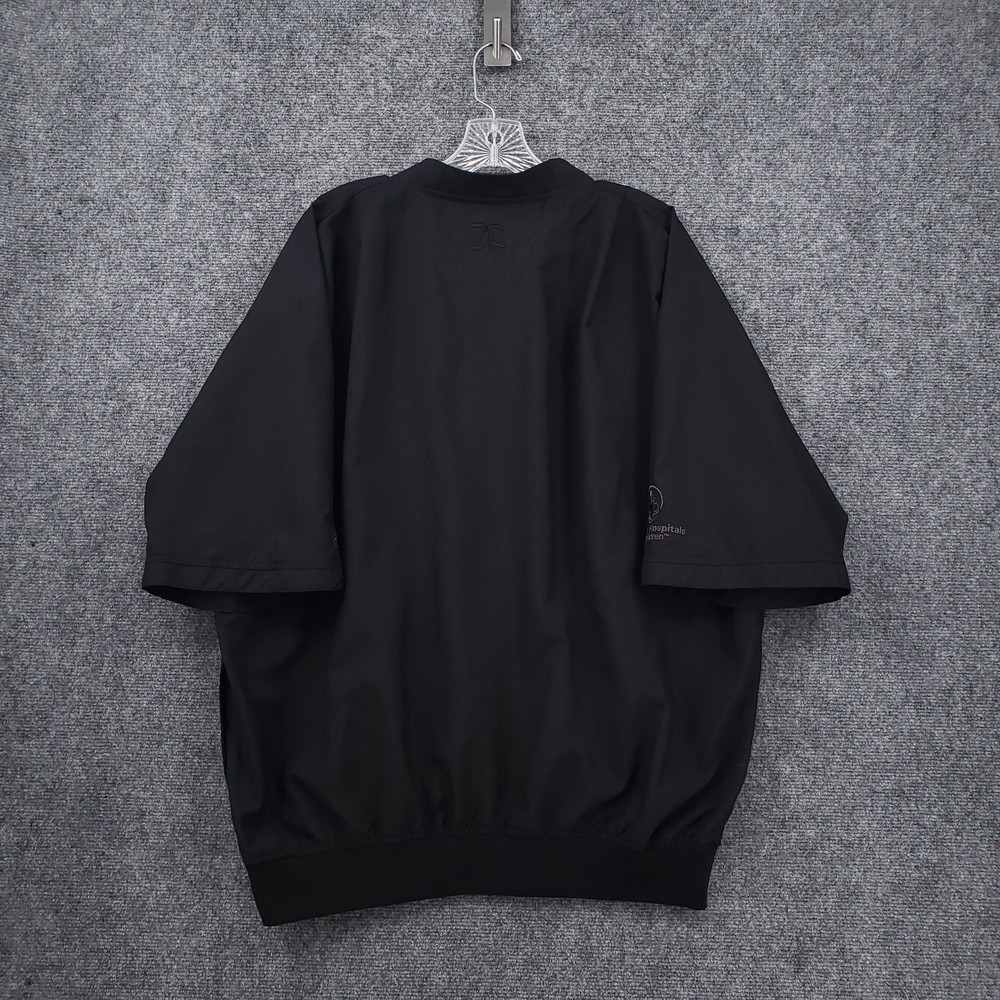 Zero Restriction Golf Outerwear Jacket Mens Large Black NFL Windbreaker Pullover