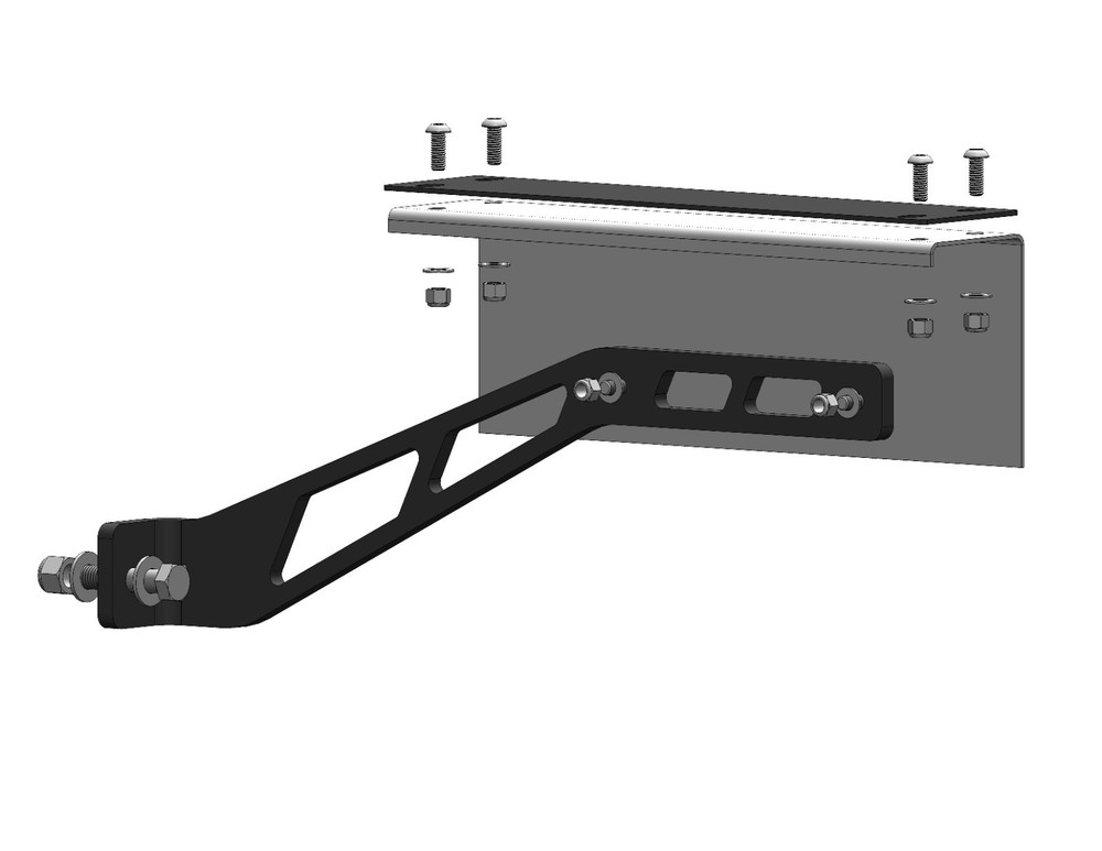 Hogebuilt Adjustable Fender Support Bracket - Black