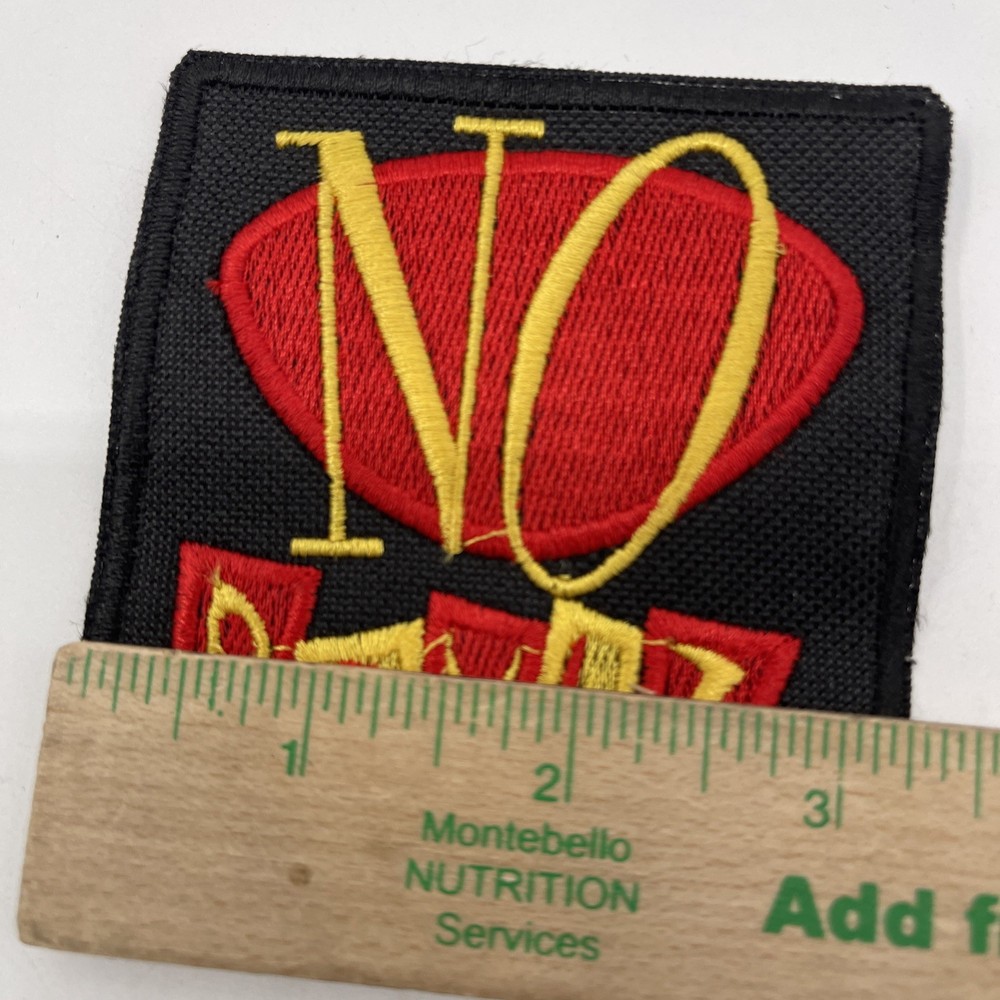 No Doubt Classic Logo Patch: Iron On, Quality Embroidery, 3 1/2” Square