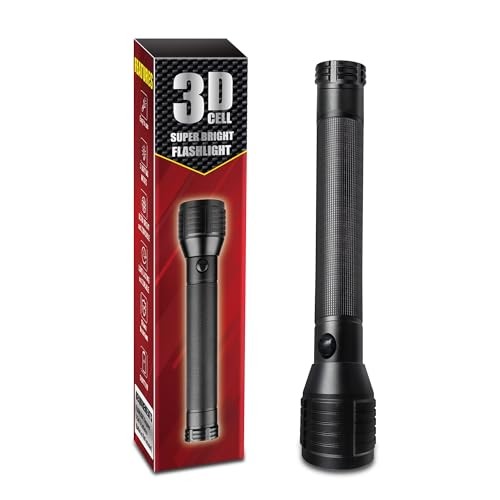 Heavy-Duty LED D Battery Flashlight () 3-D