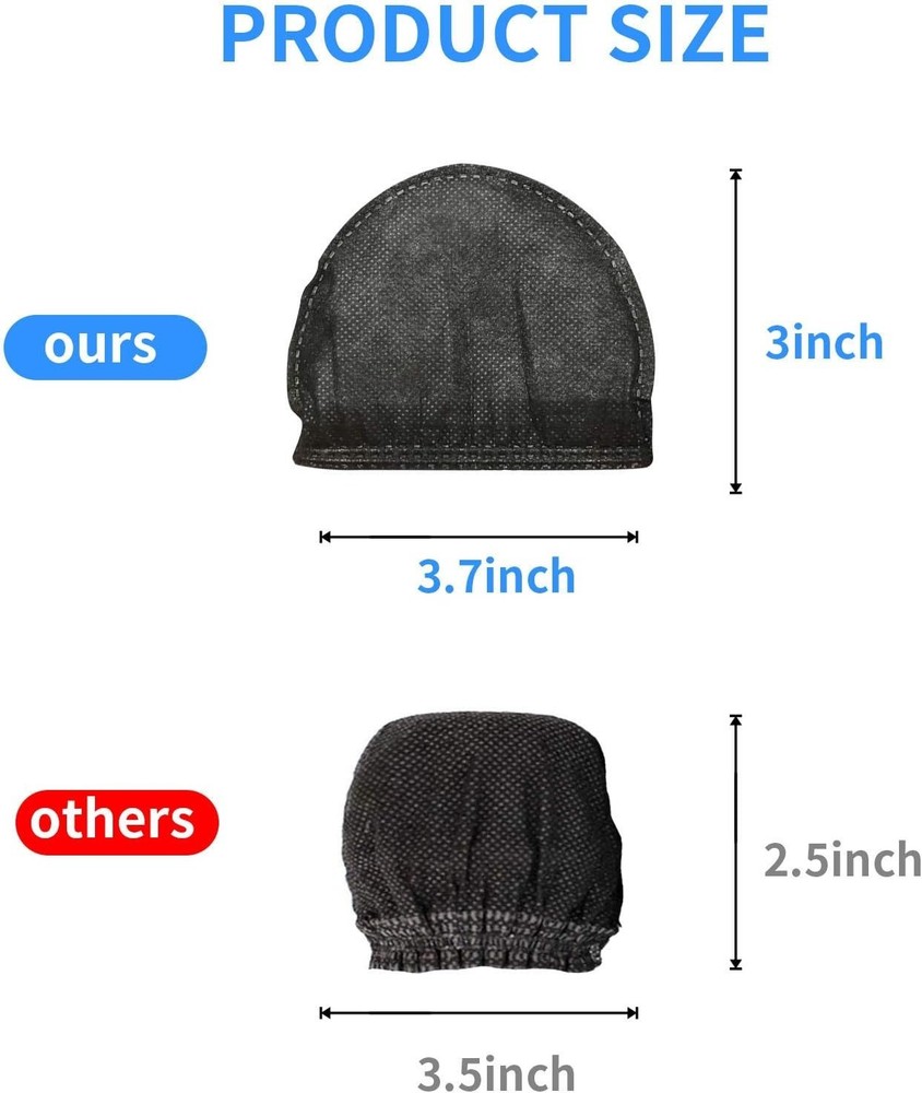 Sanitary Microphone Cover 400 Pack Black
