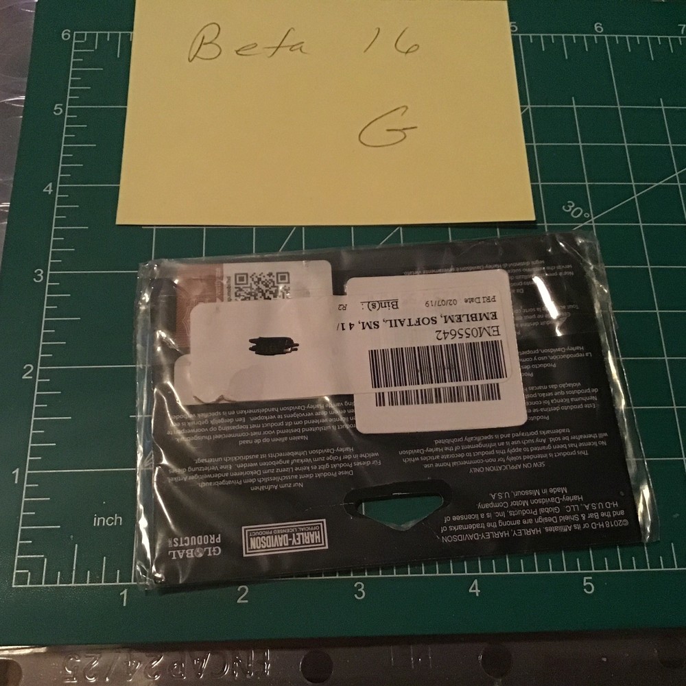 Harley Davidson Softail Vest Jacket Patch Small NIP